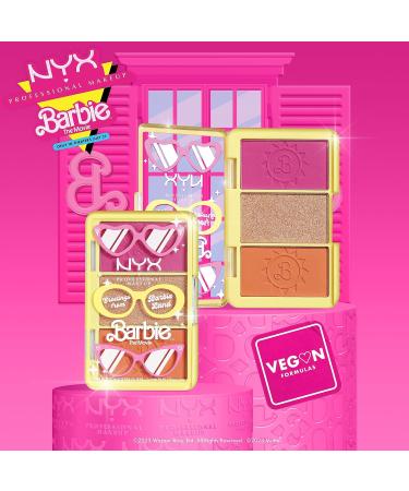 NYX Professional Makeup Barbie Mini Cheek Palette | Greetings from Barbie Land - Shop Now - Buy Online on GoSupps.com