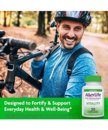 Allerlife Vitality Capsules Daily Dietary Supplements - 20 ct for Everyday Health & Well-Being - Buy Online on GoSupps.com