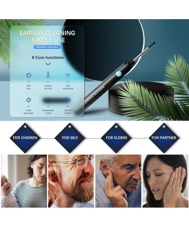 Buy Wireless Ear Wax Removal Otoscope - 5MP HD Endoscope with WiFi for iPhone iPad & Android - Waterproof & LED for Safe Cleaning - Buy Online on GoSupps.com