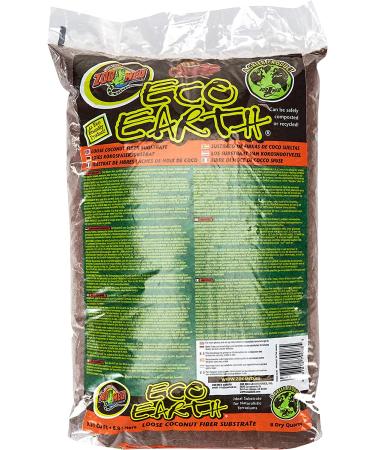 Zoo Med Eco Earth Coconut Fiber Substrate 8 qt (8.8 L) - Natural Loose Bedding - Buy Online on GoSupps.com