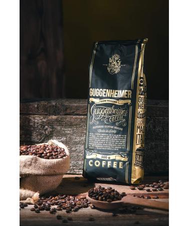 Guggenheimer Caf en Grain 1kg - Ensemble de D gustation - Cafe Supreme 500 g + Caf Arabica Gourmet 500 g - Caf Grains pour Machines Automatiques - Buy Online on GoSupps.com