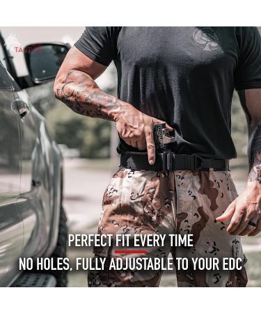 Black WOLF TACTICAL Everyday Riggers Belt - 1.75 Nylon Web Belt for CQB CCW - Size M (35-41) - Buy Online on GoSupps.com