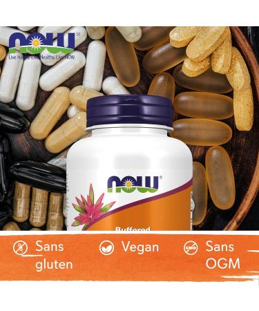 Now Foods Magnesium Ascorbate 227g Vegan Powder Lab Tested Vitamin C Minerals Gluten Free Soy Free Vegetarian - Buy Online on GoSupps.com