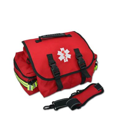 Lightning X Small EMT Medic First Responder Trauma EMS Jump Bag w/Dividers Red
