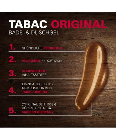 Tabac Original Men's Bath & Shower Gel by Maurer & Wirtz - 13.6 oz - Buy Online on GoSupps.com
