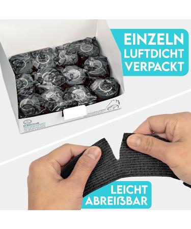 Hund ist K nig Self-Adhesive Elastic Bandage 12x4.7m | Versatile Adhesive Bandage for Humans & Animals | Binding & Fixing Bandage - 10cm x 4.7m - Black (12 Rolls) - Buy Online on GoSupps.com