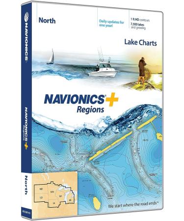 Navionics Plus Regions North Lake Charts on SD/MSD Black - Buy Online on GoSupps.com