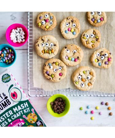 Craft & Crumb Monster Mash Bake & Craft Kit - DIY Baking Gift Set- With Cookie Mix - Biscuit Decorating Kit - Arts and Craft Activity for Kids - Age 3 + - Buy Online on GoSupps.com