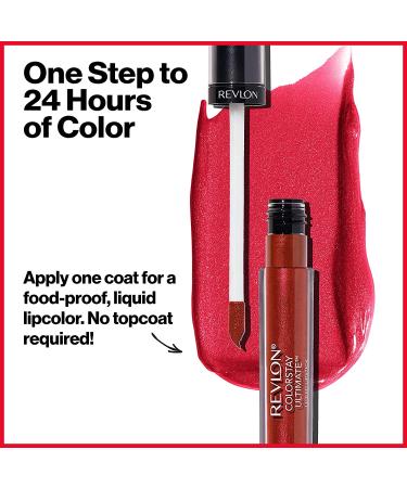 Revlon ColorStay Ultimate Liquid Lipstick - Miracle Mauve | 0.07 Oz Satin Finish Face Makeup - Buy Online on GoSupps.com