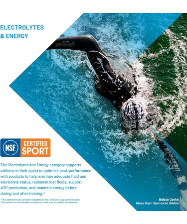 Klean ATHLETE Klean Electrolytes - Mineral Replenishment for Optimal Hydration | NSF Certified for Sport | 120 Capsules - Shop Internationally - Buy Online on GoSupps.com
