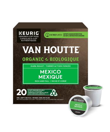 Van Houtte Mexico Organic Fairtrade K-Cup Coffee Pods 20 Count For Keurig Coffee Makers Mexico 1 Count ( Pack of 20 )