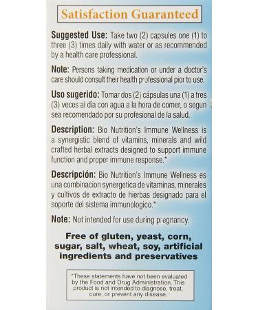 Bio Nutrition Immune Wellness Olive and Oregano Vegi-Caps - 60 Count - Buy Online on GoSupps.com