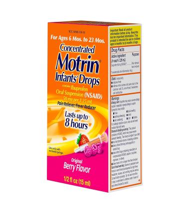 Buy Motrin Concentrated Original Drops - Berry Flavor 0.5 Ounce | Fast International Shipping - Buy Online on GoSupps.com