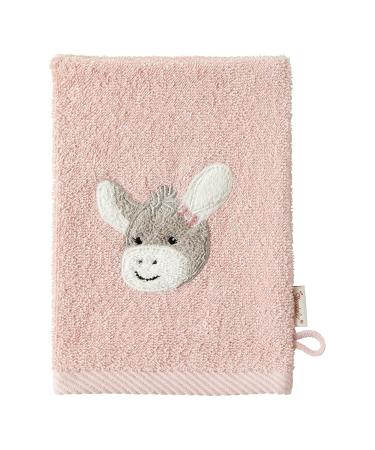 Buy Sterntaler 2-Piece Wash Gloves Donkey Emmi Girl Flora Rose - Soft Pink with Embroidery | International Shipping Available - Buy Online on GoSupps.com