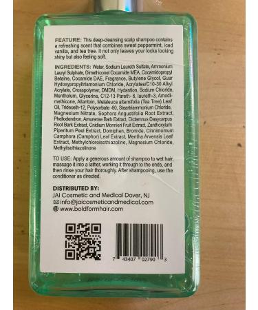 Color Safe Tea Tree Shampoo with Peppermint Oil - Deep Cleanser for Dandruff & Itchy Scalp 10.1 oz | Hair Regrowth for All Hair Types - Buy Online on GoSupps.com