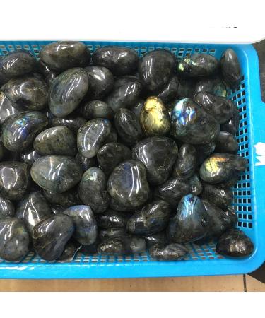 Aura Labradorite HeartCarving Crystal Stone for Decoration NaturalReiki Decoration dingchi Stone Mineral Specimen (Size : 50-60mm) - Buy Online on GoSupps.com