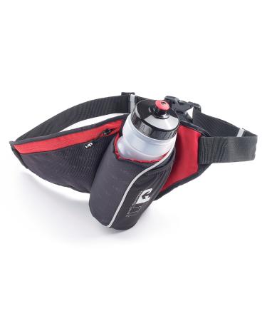 Ultimate Performance Unisex's Ribble II Hydration Waist Pack One Size Black / Red