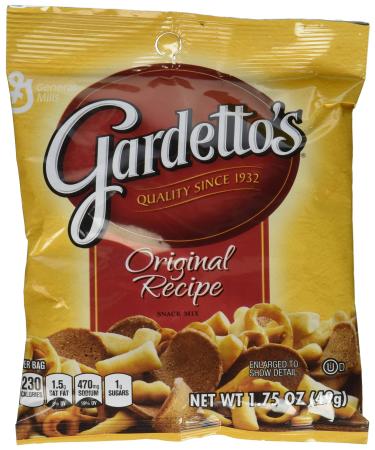 Gardetto Original Recipe Snack Mix, 1.75-Ounce Packages (9 Pack) Small Storage Space Friendly!