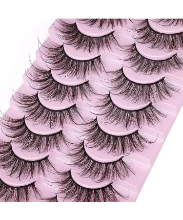 Angel Fox Eye Lashes Extensions - Fluffy 18MM Faux Mink Strip Lashes | Natural & Wispy Volume - Buy Online on GoSupps.com