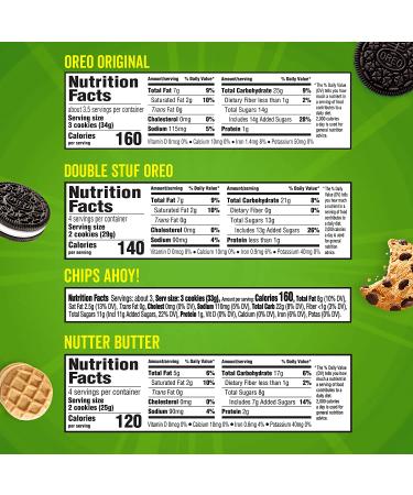 OREO, CHIPS AHOY! & Nutter Butter Cookies Variety Pack - 12 King Size Packs - Buy Online on GoSupps.com