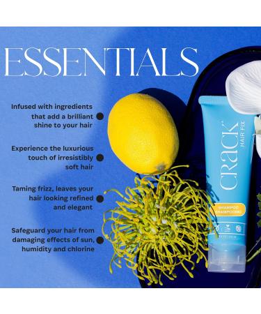 CRACK HAIR Shampoo - Moisturizing & Protective Formula for Reduced Breakage Improved Texture & Restored Shine - International Shipping Available - Buy Online on GoSupps.com