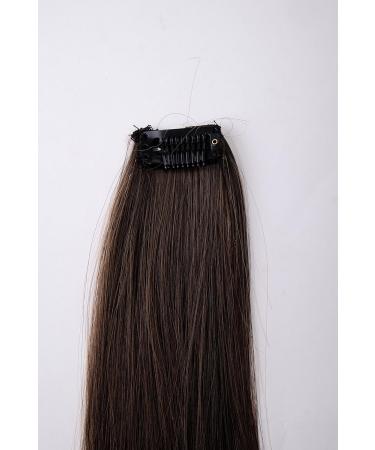 WIG ME UP Clip-In Hair Extension Brown Mix 45cm | 18 Inch Straight Extension - YZF-P1S18-4/12 for International Shipping - Buy Online on GoSupps.com