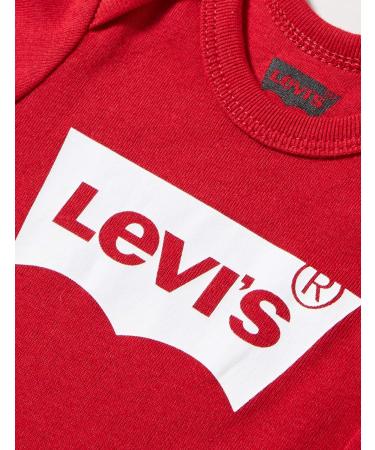 Levi's Kids Classic Batwing Infant Hat Bodysuit Bootie Set | 3pc Baby Boys 0-6 Months - LEVI'S RED - Buy Online on GoSupps.com