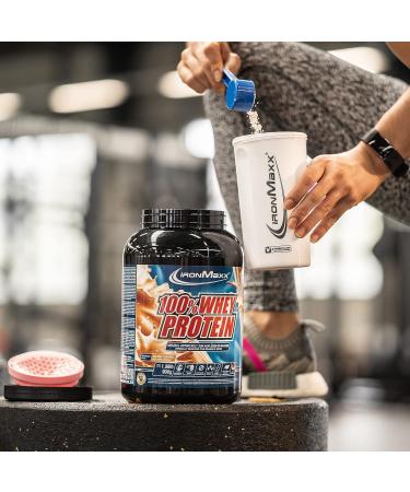 Ironmaxx 100% Whey Protein Powder - Blueberry Cheesecake 900g | Water-Soluble Low Sugar Multiple Flavors for Optimal Nutrition - Buy Online on GoSupps.com