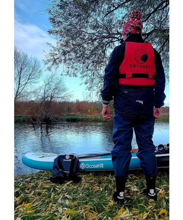 Goosehill 3mm Neoprene Dive Socks - Medium Black, for Snorkeling, Kayaking, Beach Volleyball - Buy Online on GoSupps.com