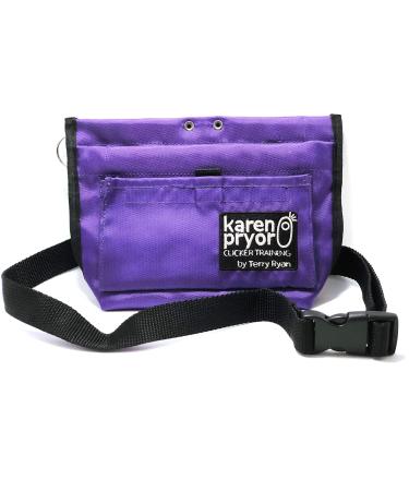 SATOHA Karen Pryor Clicker Training Purple Treat Pouch by Terry Ryan