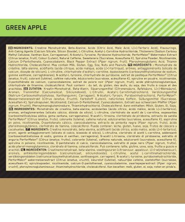 Optimum Nutrition Gold Standard Pre Workout Green Apple Powder 330g - Buy Online on GoSupps.com