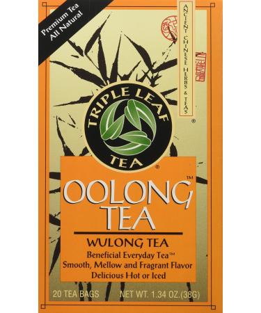 Triple Leaf Tea, Inc Tea, Oolong, 20-Count (Pack of 6)