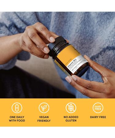 me today High-Dose Vitamin B12 50mcg Supplement - Energy Support Capsules - Cyanocobalamin for Vegan Plant-Based Diets - Red Blood Cell Formation - 180 Servings - Buy Online on GoSupps.com