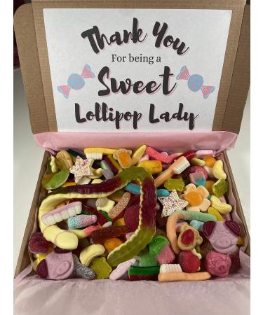 THANK YOU TEACHER Pick n Mix Sweet Box (Lollipop Lady 250g) Lollipop Lady 250g