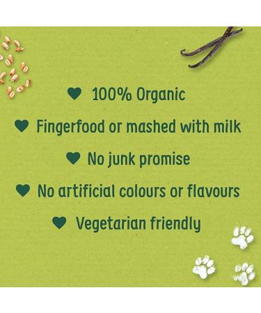 Organix Vanilla Organic Little Ruskits 6+ Months (10 x 60 g) (Pack of 4), Total 40 Ruskits - Buy Online on GoSupps.com