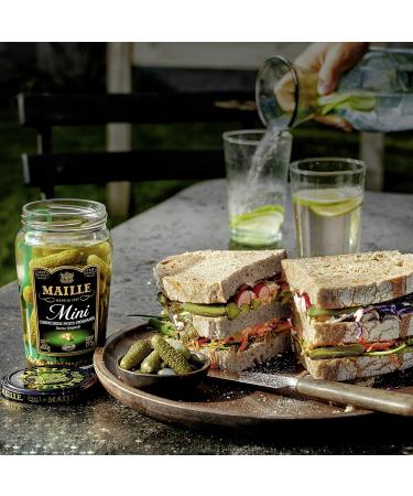 Maille Pickles Mini Original Flavor The jar of 210g net drained - Buy Online on GoSupps.com
