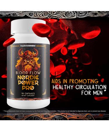 Blood Flow Nordic Power Pro - Our Best Blood Circulation Supplements for Men - Increase Blood Flow Care - Better Blood Flow Nordic Power Male Pills - Male Nordic Power Supplement for Max Blood Flow - Buy Online on GoSupps.com
