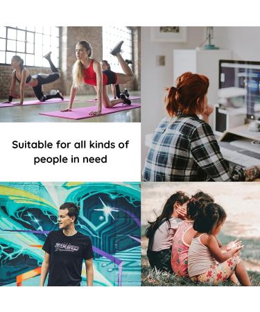 Peanut Hair Ties 18 Pcs - Long Lasting Braids & Ponytails - Natural Hair Accessories for Women - Buy Online on GoSupps.com