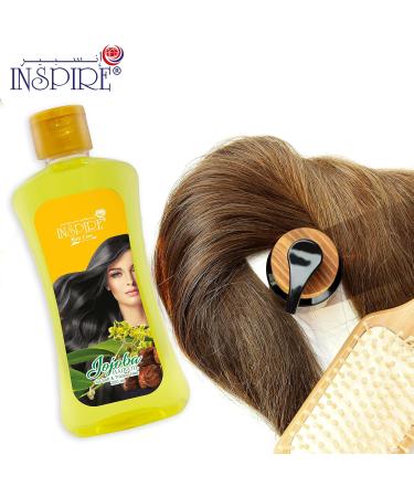 African Jojoba Hair Oil by Inspire 200ML Nourishes Scalp For Softer And Thicker Hair Treat Dry Damaged Hair For All Hair Types 6.76 fl. Oz. - Buy Online on GoSupps.com