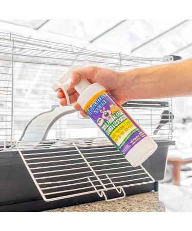 Small Animal Cage Cleaner - Easily Remove Messes & Odors - For Hamsters, Mice, Rats, Guinea Pigs, Ferrets - USA Made 16oz Spray - Buy Online on GoSupps.com