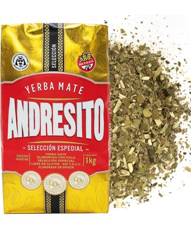Andresito Especial Mat Yerba d'Argentine 1000 g Th en vrac avec tiges - Buy Online on GoSupps.com