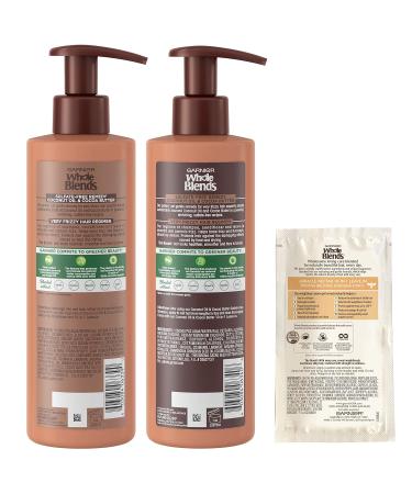 Garnier Whole Blends Coconut Oil & Cocoa Butter Taming Shampoo and Conditioner Set - Sulfate Free Remedy for Very Frizzy Hair - 12 Fl Oz Kit - Buy Online on GoSupps.com