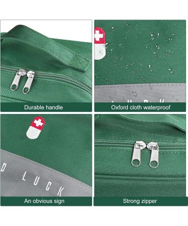 4Stk Large Capacity Waterproof Medication Bag - Travel Pharmacy & First Aid Storage for Home Office & Emergency (Green) - Buy Online on GoSupps.com