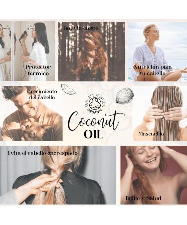 Coconut Oil Hair Mask & Conditioner for Dry, Damaged, Dyed, and Frizzy Hair - 1000 ml - Buy Online on GoSupps.com