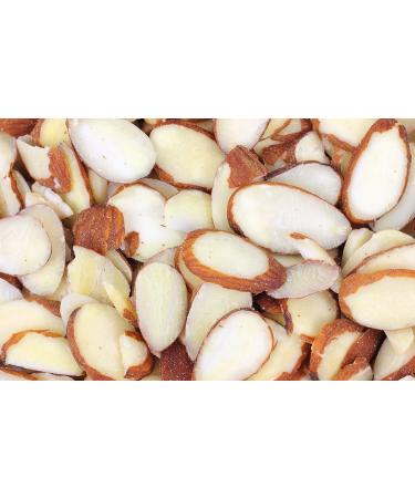 Yupik Organic Sliced European Almonds With Skins 450 g Unblanched Gluten-Free Kosher Raw Good Source Of Protein Fiber Iron & Calcium Low In Carb 0.45 kg (Pack of 1) - Buy Online on GoSupps.com