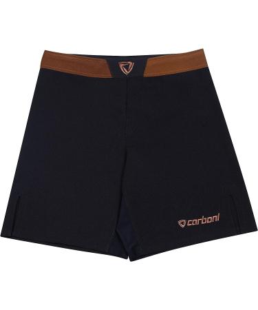 Carboni IBJJF Approved No Gi Shorts - Brown (Size 32 Regular) for Grappling, MMA, BJJ, Cross Fit, WOD, Boxing, and Wrestling - Buy Online on GoSupps.com