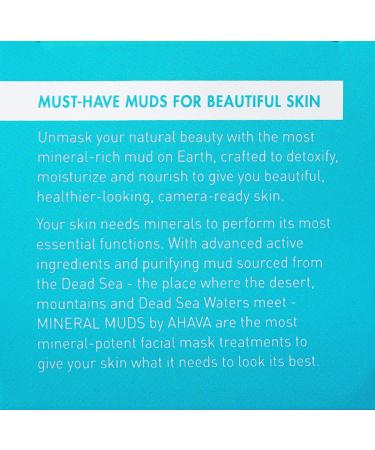 AHAVA Dead Sea Mineral Mud Clearing Facial Treatment Mask 1.7 Fl Oz - Purifying Mud Mask for Clear Skin - Buy Online on GoSupps.com