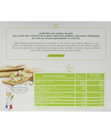 Jardin BiO tic - Buckwheat Crunchy Toasts Gluten Free 150g - Buy Online on GoSupps.com