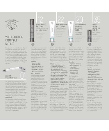 Natural Ingredients Face Cream Gift Set with Face Massager | Anti-Wrinkle Firming Serum for Men & Women | Non-Greasy Paraben-Free Skincare - Buy Online on GoSupps.com