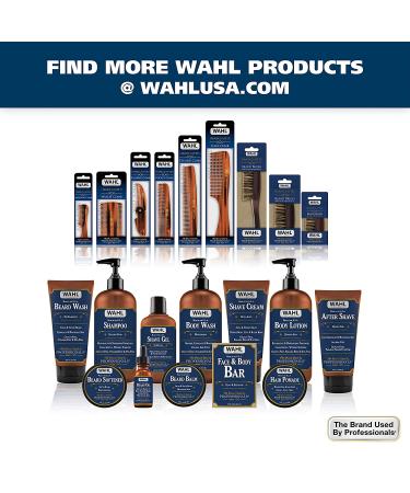 Wahl Beard Mustache Folding Comb for Men - Handcrafted Cellulose Acetate - Smooth Rounded Teeth - Model 3326 - Buy Online on GoSupps.com